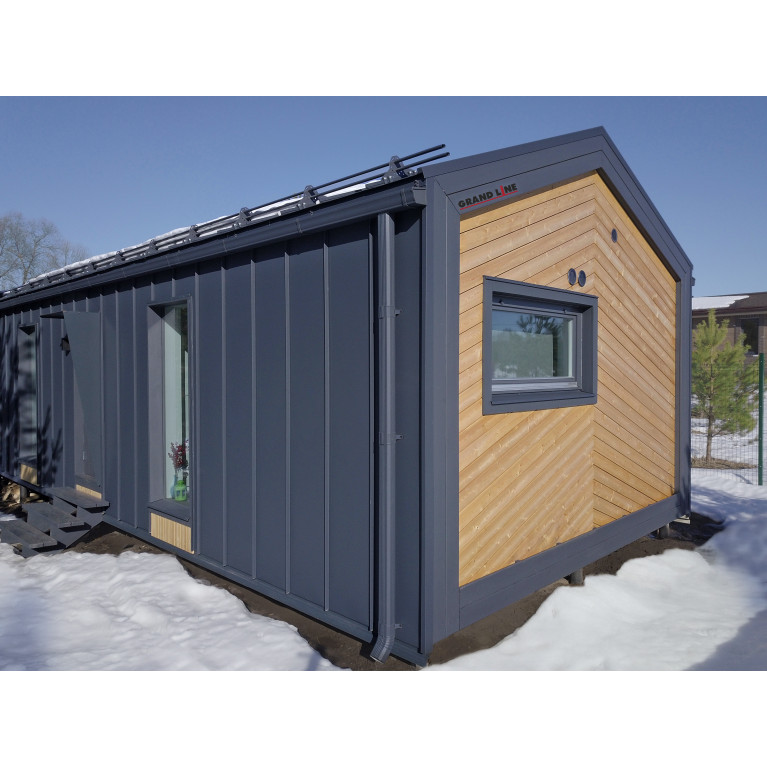 Кликфальц Pro 0,5 Satin Мatt RAL 7024 мокрый асфальт