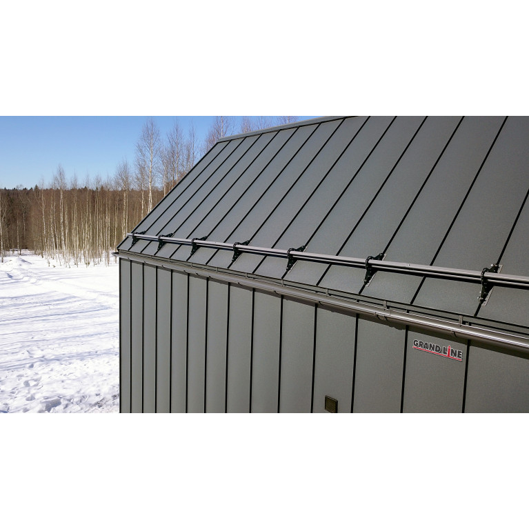 Кликфальц Pro 0,5 Satin Мatt RAL 7024 мокрый асфальт