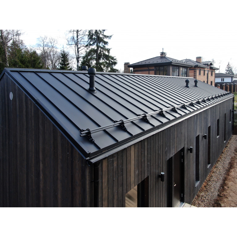 Кликфальц Pro 0,5 Rooftop Matte RAL 9005 черный