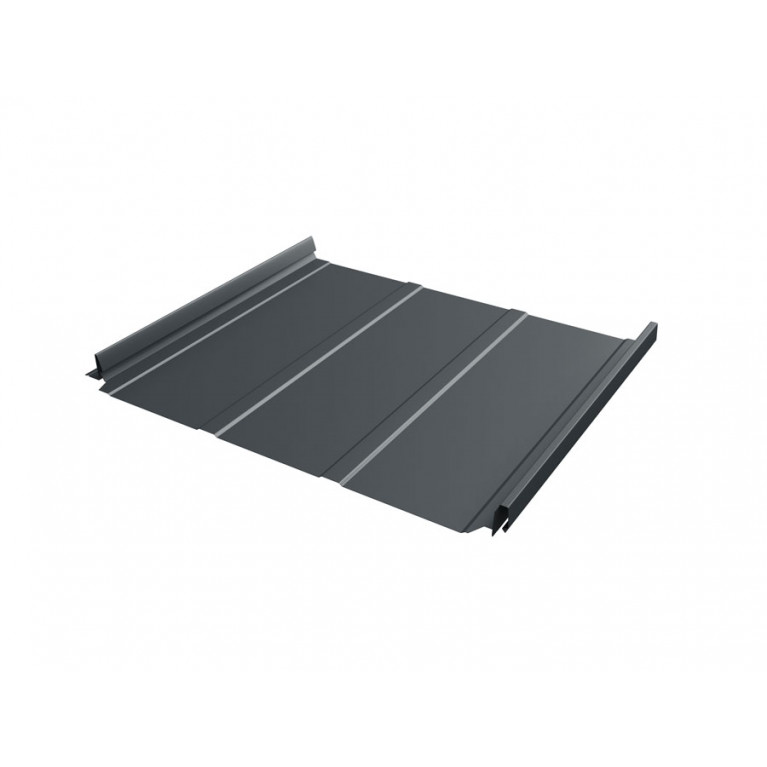 Кликфальц Pro Line Grand Line 0,5 Drap TX с пленкой на замках RAL 7016 антрацитово-серый