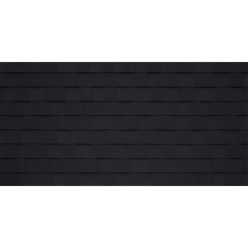 Битумная черепица TEGOLA PIEMONTE nero 362 (черный)
