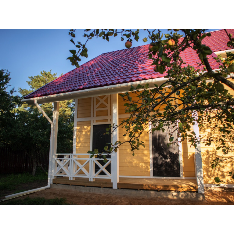 Металлочерепица классик 0,5 Satin RAL 3005 красное вино