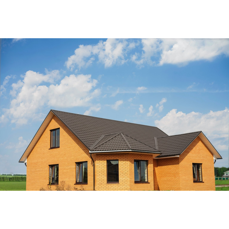 Металлочерепица классик 0,5 Rooftop Matte RR 32 темно-коричневый