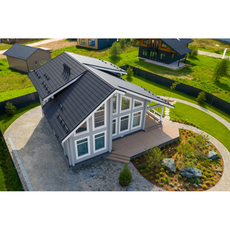 Металлочерепица классик 0,5 Satin Мatt RAL 7024 мокрый асфальт