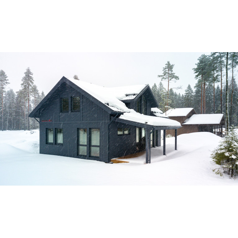 Металлочерепица классик 0,5 Satin RAL 7024 мокрый асфальт
