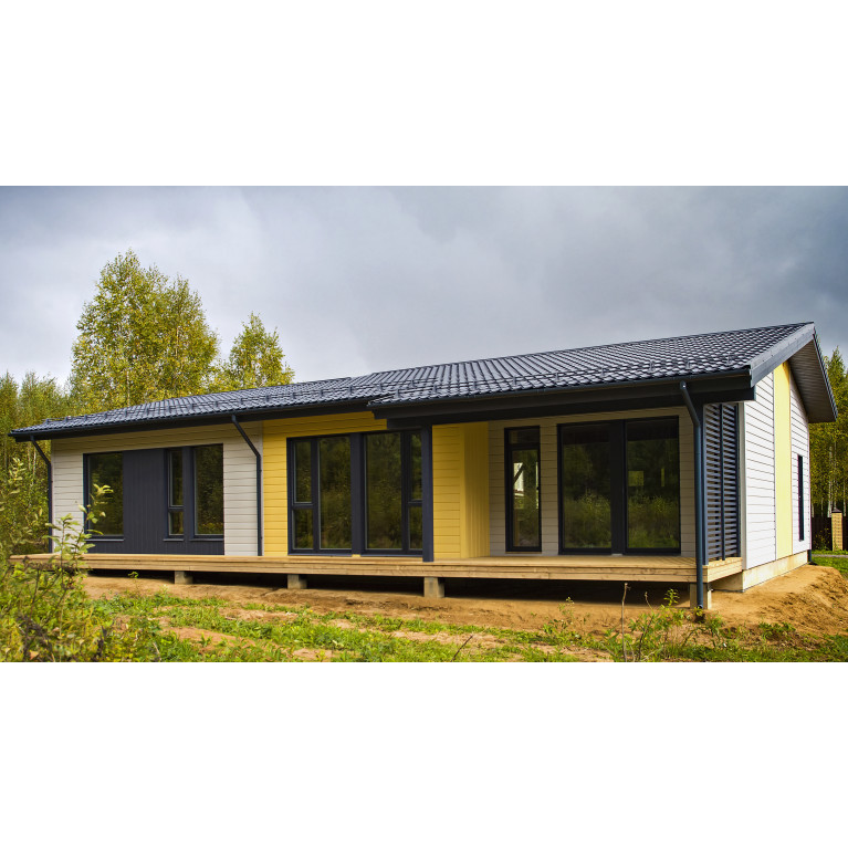 Металлочерепица классик 0,5 Satin RAL 7024 мокрый асфальт