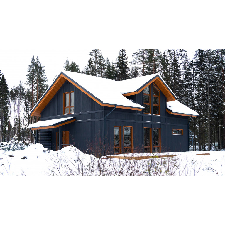 Металлочерепица классик 0,5 Satin RAL 7024 мокрый асфальт