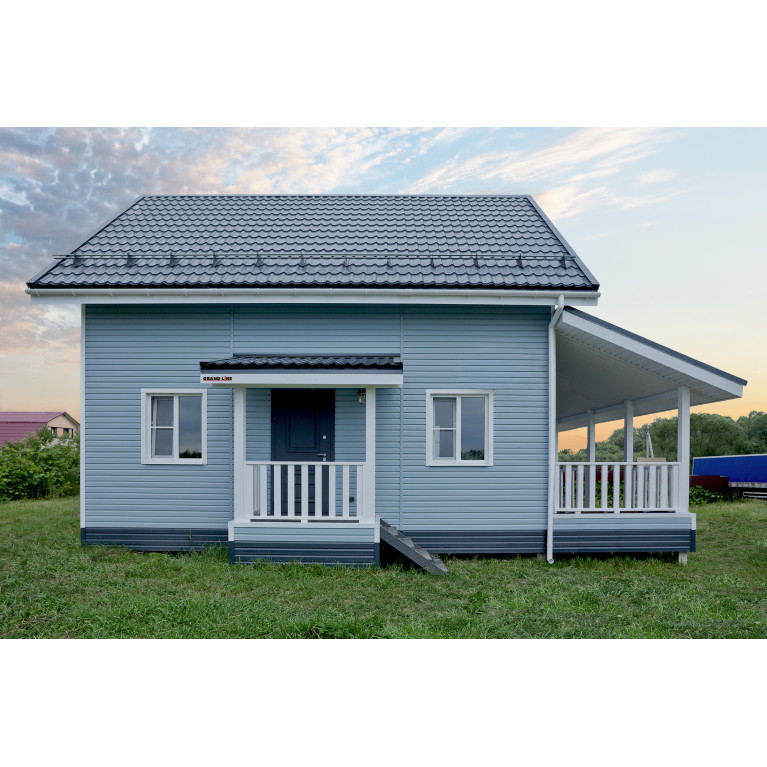 Металлочерепица классик 0,5 Satin RAL 7016 антрацитово-серый