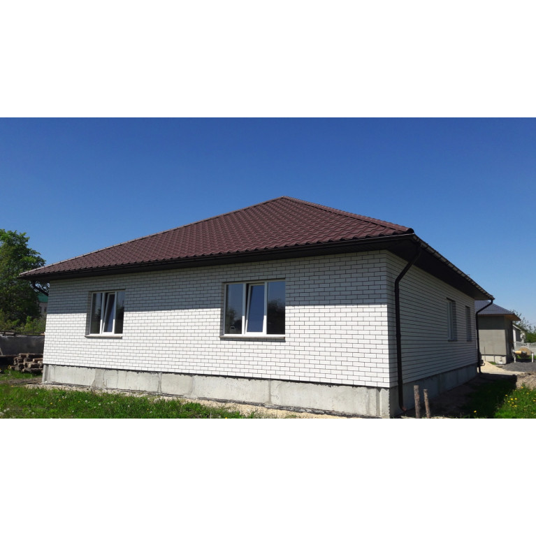 Металлочерепица камея 0,45 Drap RAL 8017 шоколад