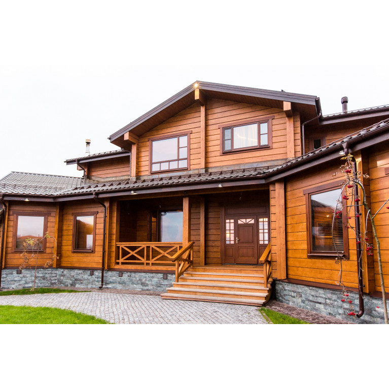 Металлочерепица камея 0,5 Satin RR 32 темно-коричневый