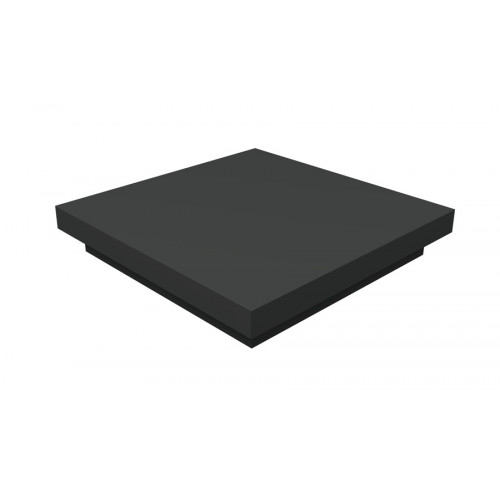 Колпак на столб плоский 410х410мм 0,5 Satin с пленкой RAL 7016 антрацитово-серый