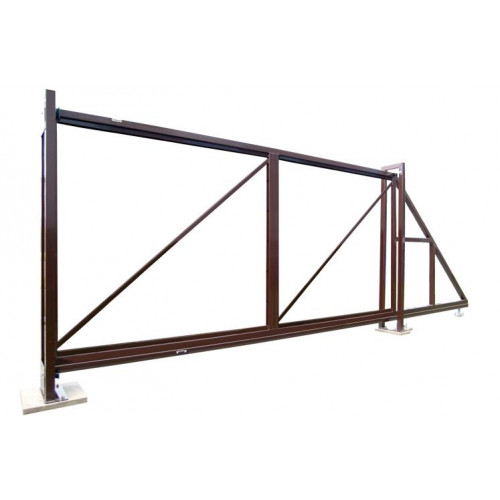 Ворота откатные Colority Zinc 2,03x4,0 RAL 8017