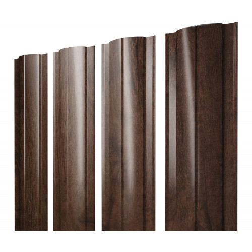 Штакетник Круглый 0,45 Print Elite Antique Wood