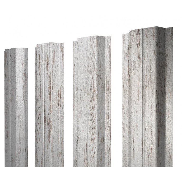 Штакетник П-образный В 0,45 Print Elite Snow Wood
