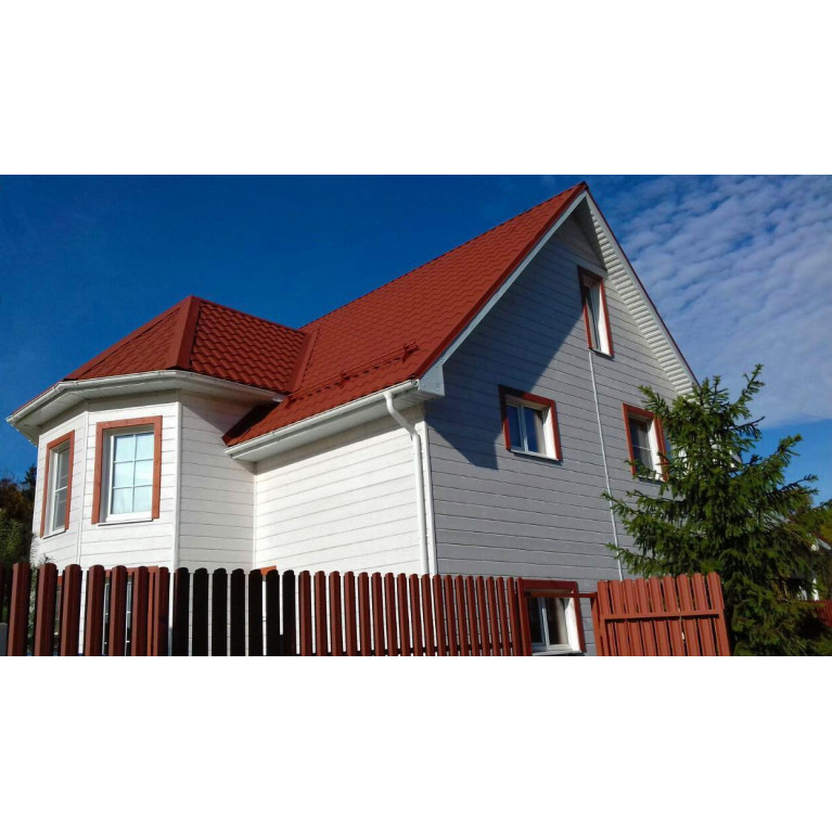 Штакетник П-образный B 0,5 Satin RAL 8017 шоколад