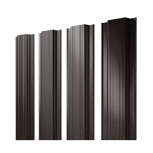 Штакетник Прямоугольный 0,45 Print Elite Coffee Wood