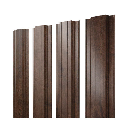 Штакетник Прямоугольный с прямым резом 0,45 Print-Double Elite Antique Wood