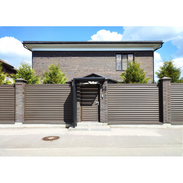 Крышка 65х40 жалюзи Milan,Tokyo 0,5 Rooftop Бархат с пленкой RR 32 темно-коричневый
