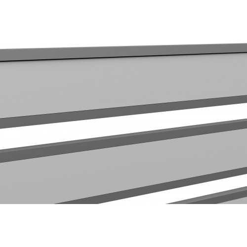 Крепежная планка верхняя Texas 0,45 PE с пленкой RAL 7004 сигнальный серый