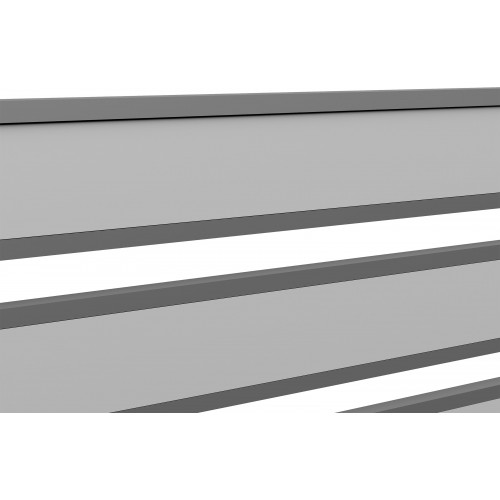 Крепежная планка верхняя Texas 0,5 Satin Мatt RAL 9005 черный