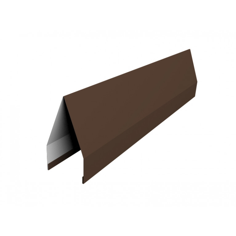 Ламель жалюзи Tokyo 0,5 GreenCoat Pural BT, matt с пленкой RR 887 шоколадно-коричневый (RAL 8017 шоколад)