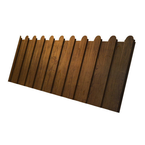 Профнастил С8А фигурный 0,45 Print Elite Golden Wood
