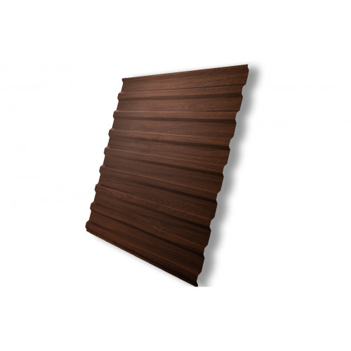 Профнастил С20В 0,45 Print Elite Choco Wood