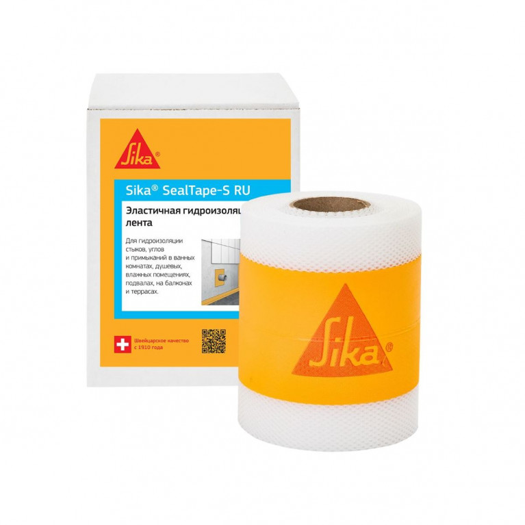 Эластичная гидроизоляционная лента Sika SealTape S RU, рулон 10 м