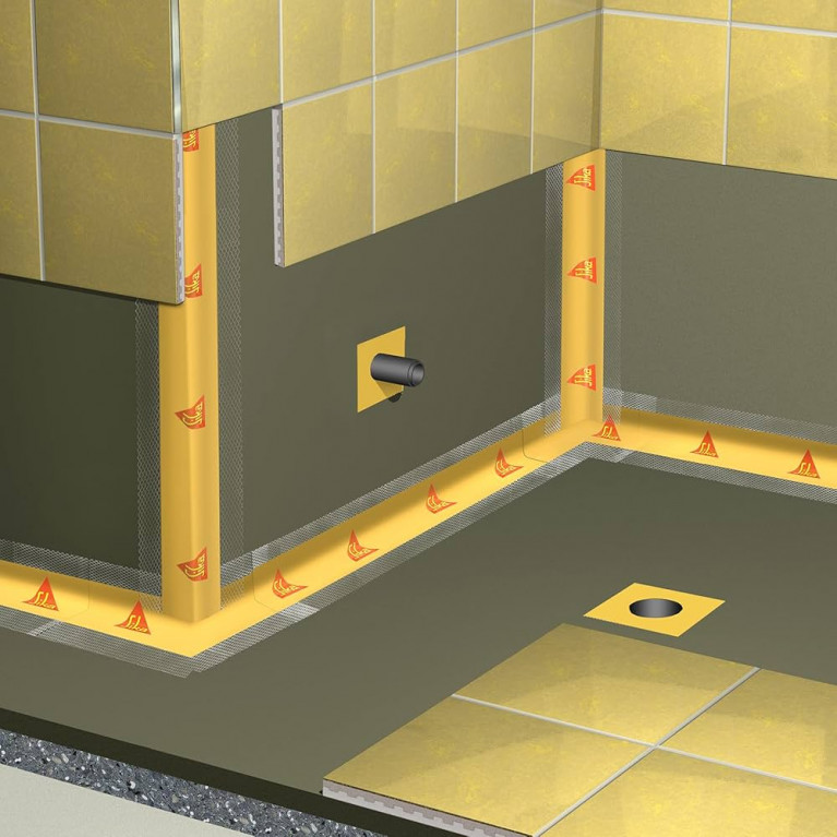 Настенная гидроизоляционная манжета Sika Sealing Tape S Wall Patch