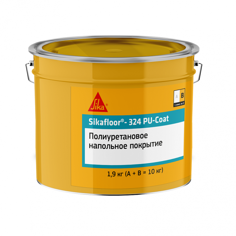 Двухкомпонентное напольное покрытие Sikafloor-324 PU-Coat