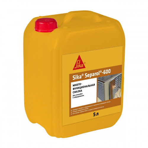 Многофункциональная синтетическая смазка Sika Separol-600, канистра 5 л